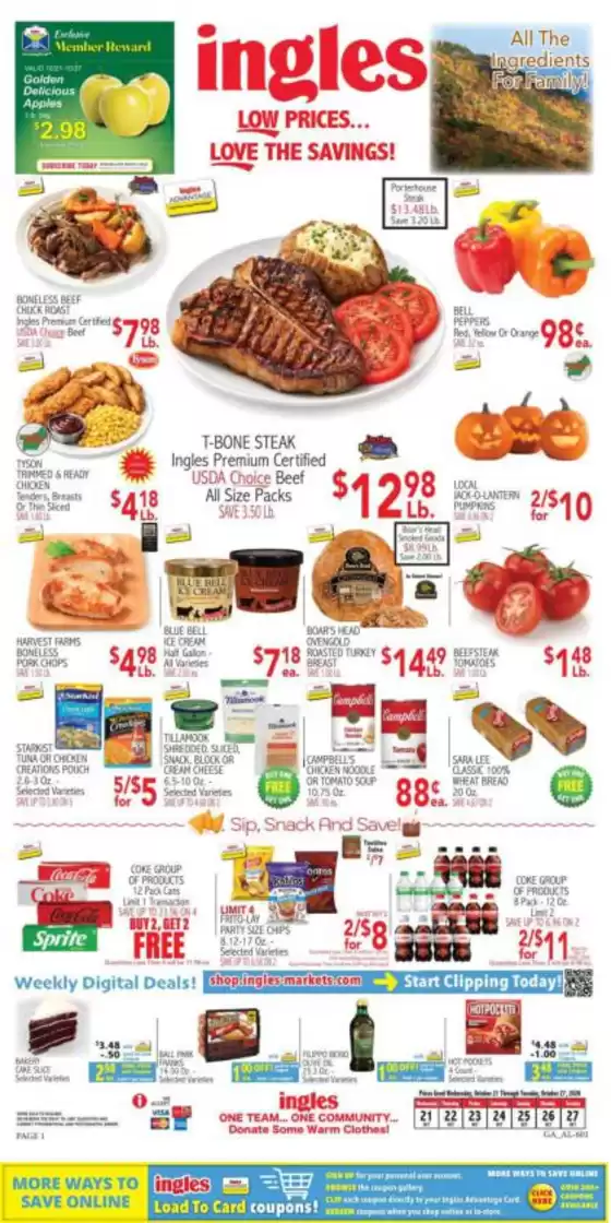 Ingles Markets catalogue | Ingles Markets weekly ad | 2026-10-21T00:00:00.000Z - 2026-10-27T00:00:00.000Z