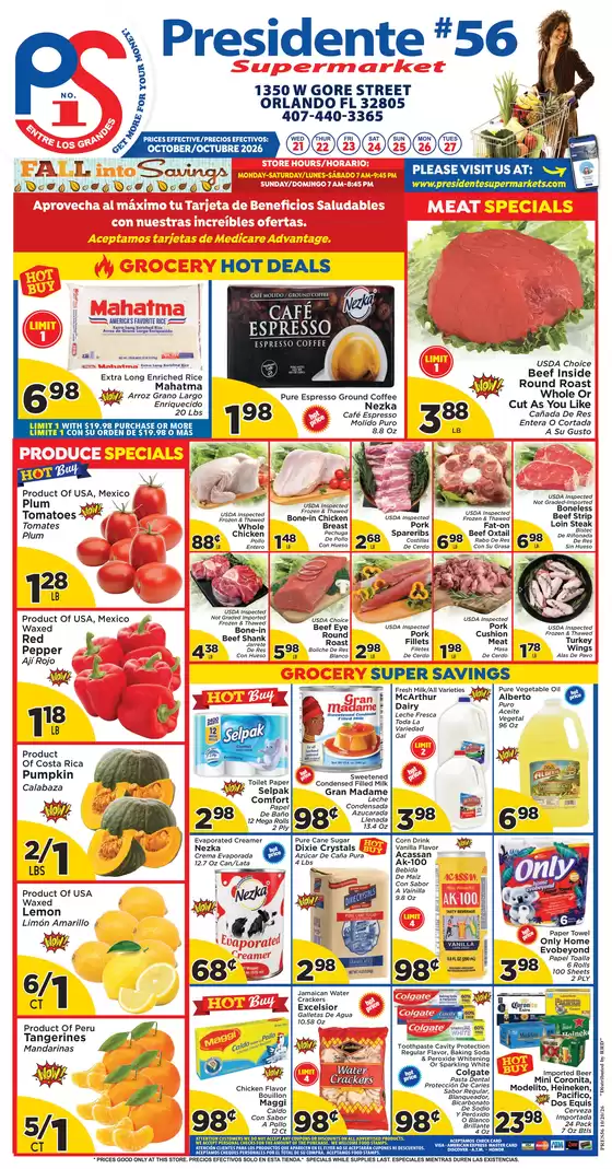 Presidente catalogue | Wide range of offers | 2026-10-21T00:00:00.000Z - 2026-10-27T00:00:00.000Z
