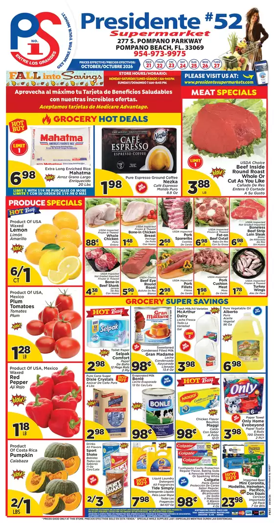 Presidente catalogue | Great offer for bargain hunters | 2026-10-01T00:00:00.000Z - 2026-10-31T00:00:00.000Z