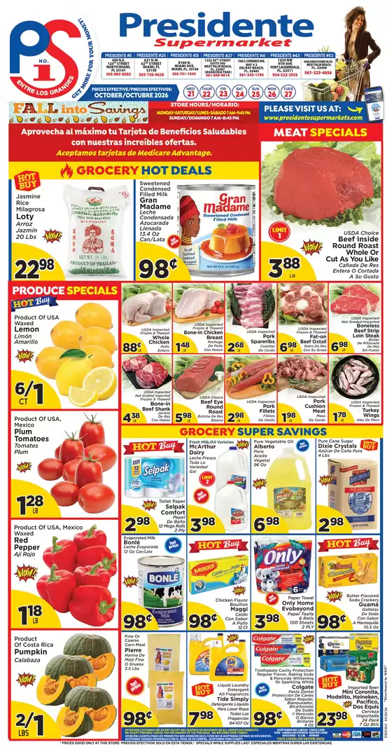 Presidente catalogue | Offers for bargain hunters | 2026-10-21T00:00:00.000Z - 2026-10-27T00:00:00.000Z