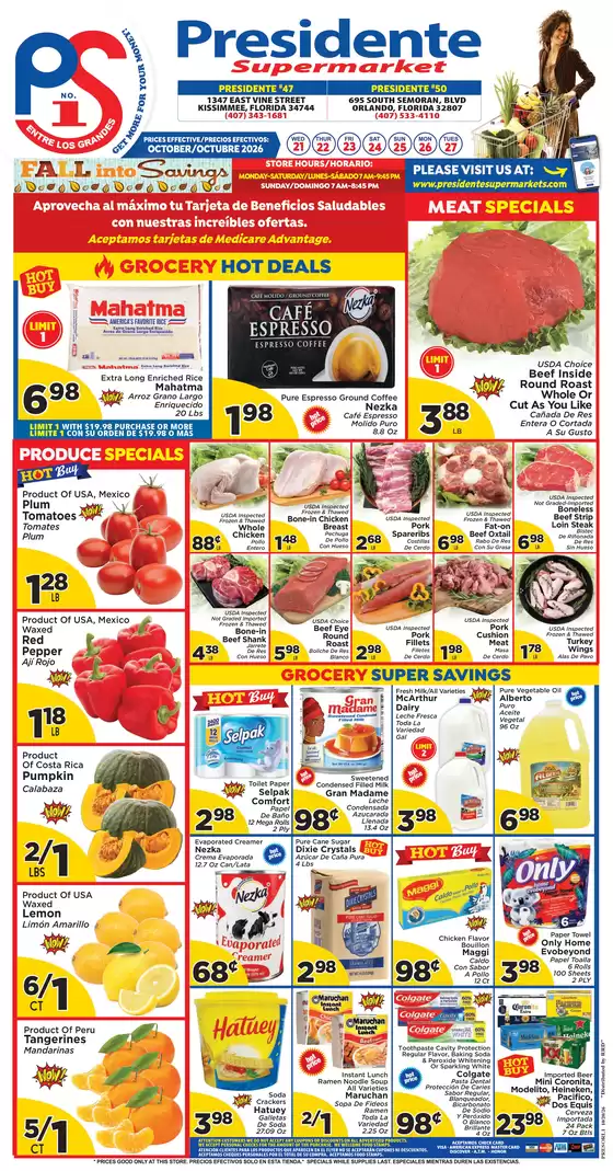 Presidente catalogue | Top offers for all bargain hunters | 2026-10-01T00:00:00.000Z - 2026-10-31T00:00:00.000Z