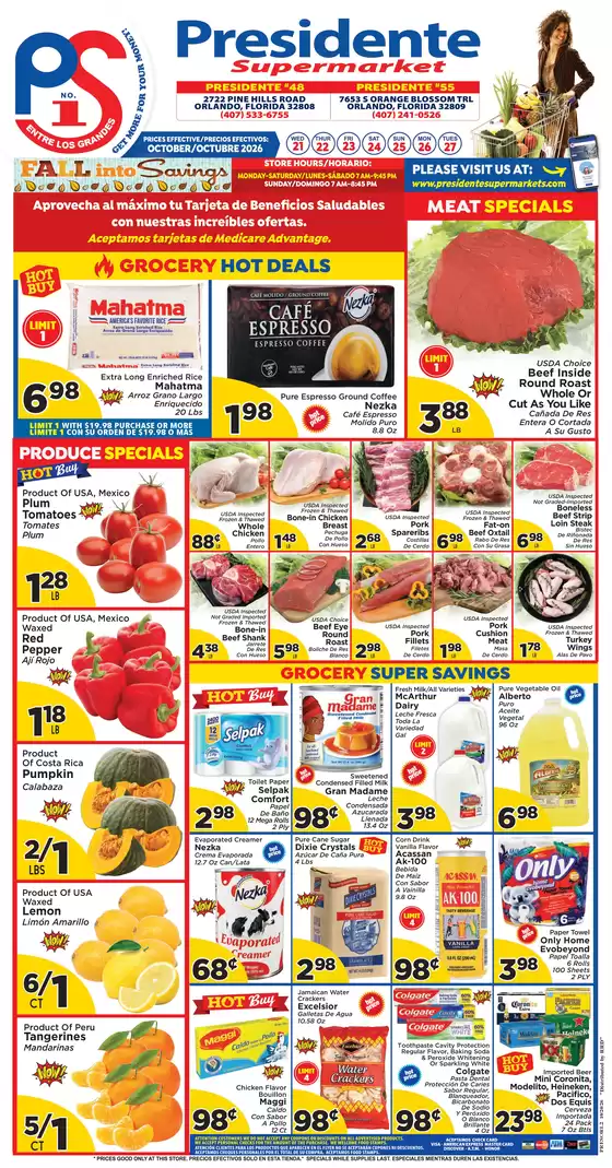 Presidente catalogue | Great offer for all customers | 2026-10-21T00:00:00.000Z - 2026-10-27T00:00:00.000Z