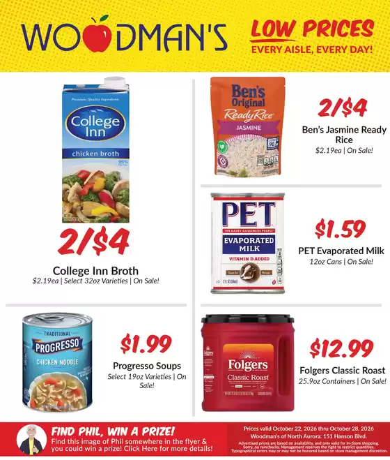 Woodman's catalogue | Attractive special offers for everyone | 2026-10-22T00:00:00.000Z - 2026-10-28T00:00:00.000Z