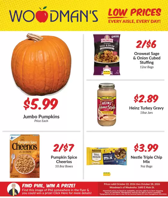 Woodman's catalogue in Brookfield WI | Current bargains and offers | 2026-10-22T00:00:00.000Z - 2026-10-28T00:00:00.000Z