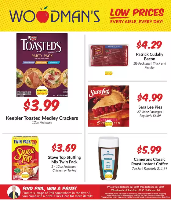 Woodman's catalogue | Our best offers for you | 2026-10-22T00:00:00.000Z - 2026-10-28T00:00:00.000Z