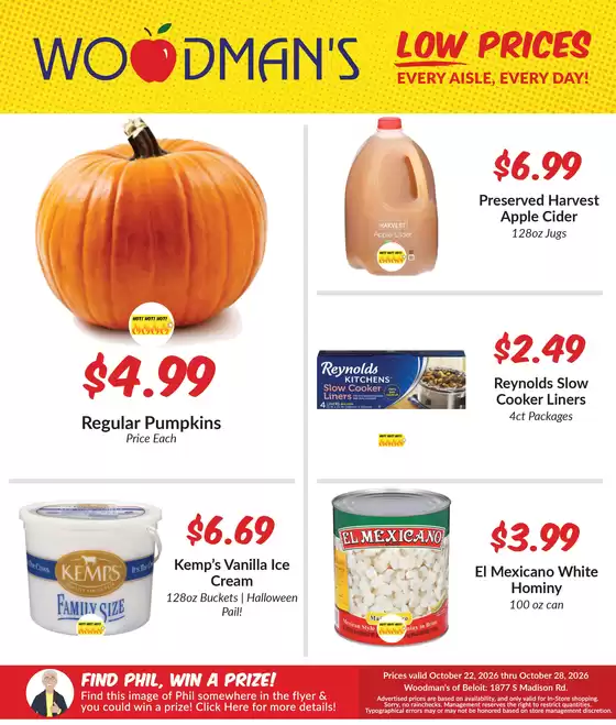 Woodman's catalogue in Roscoe IL | Save now with our deals | 2026-10-22T00:00:00.000Z - 2026-10-28T00:00:00.000Z