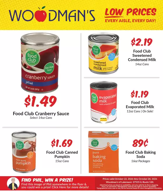 Woodman's catalogue | Current special promotions | 2026-10-22T00:00:00.000Z - 2026-10-28T00:00:00.000Z