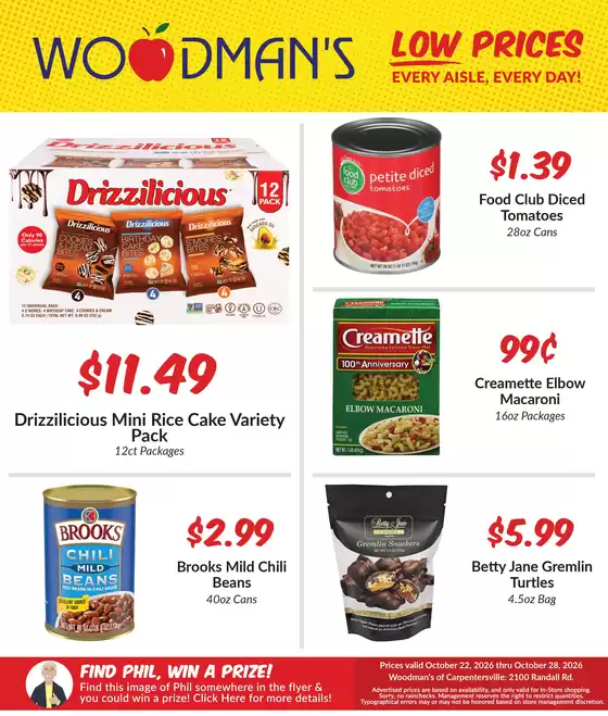 Woodman's catalogue in Elgin IL | Discounts and promotions | 2026-10-22T00:00:00.000Z - 2026-10-28T00:00:00.000Z