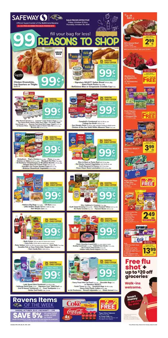 Safeway catalogue | Top deals and discounts | 2026-10-23T00:00:00.000Z - 2026-10-29T00:00:00.000Z
