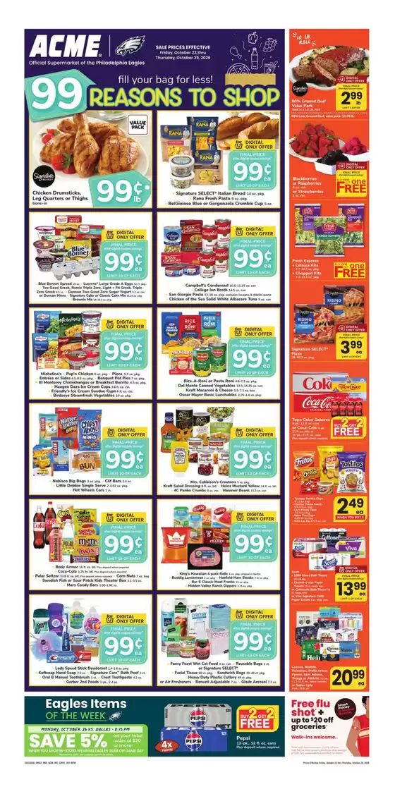 ACME catalogue in Springfield PA | Weekly Ad | 2026-10-23T00:00:00.000Z - 2026-10-29T00:00:00.000Z