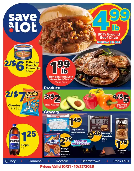 Save a Lot catalogue in Payson IL | Great discounts on selected products | 2026-10-21T00:00:00.000Z - 2026-10-27T00:00:00.000Z