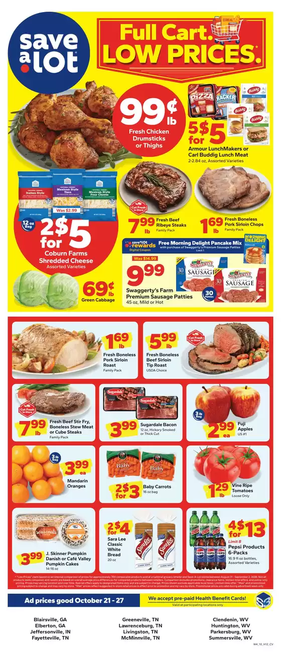 Save a Lot catalogue in Dugger IN | Top offers for all bargain hunters | 2026-10-21T00:00:00.000Z - 2026-10-27T00:00:00.000Z