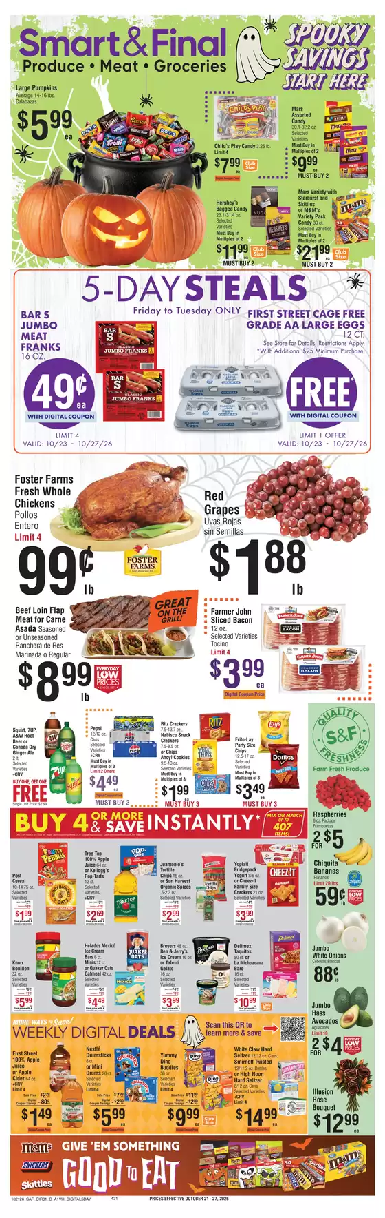 Smart & Final catalogue in Long Beach CA | Exclusive deals for our customers | 2026-10-23T00:00:00.000Z - 2026-10-27T00:00:00.000Z