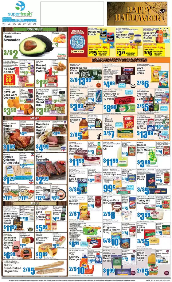 Super Fresh catalogue | Current bargains and offers | 2026-10-23T00:00:00.000Z - 2026-10-29T00:00:00.000Z