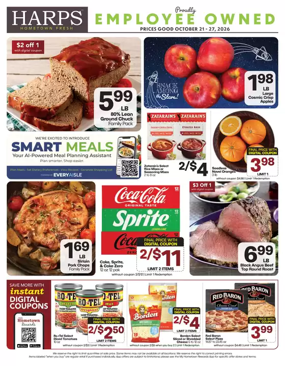 Harp's Market catalogue | Wide range of offers | 2026-10-21T00:00:00.000Z - 2026-10-27T00:00:00.000Z
