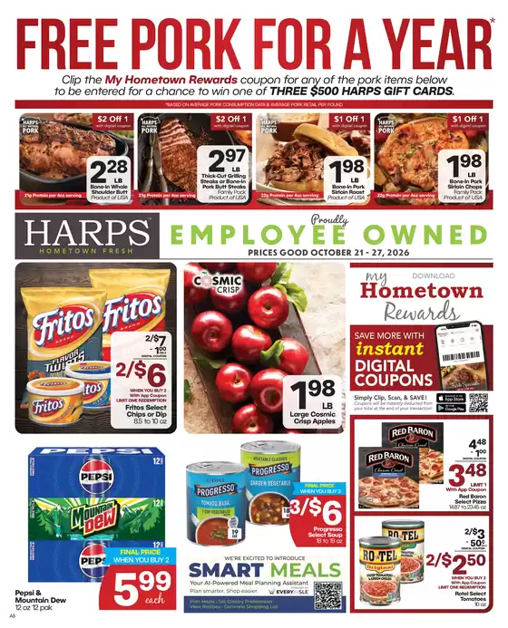Harp's Market catalogue | Discounts and promotions | 2026-10-21T00:00:00.000Z - 2026-10-27T00:00:00.000Z