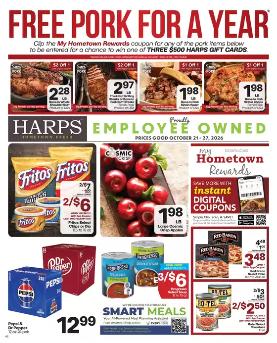 Harp's Market catalogue | Harp's Market weekly ad | 2026-10-21T00:00:00.000Z - 2026-10-27T00:00:00.000Z