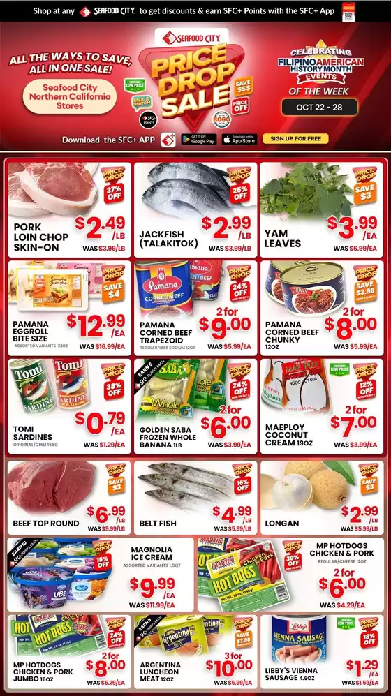 Seafood City catalogue in Mountain View CA | Seafood City weekly ad | 2026-10-22T00:00:00.000Z - 2026-10-28T00:00:00.000Z