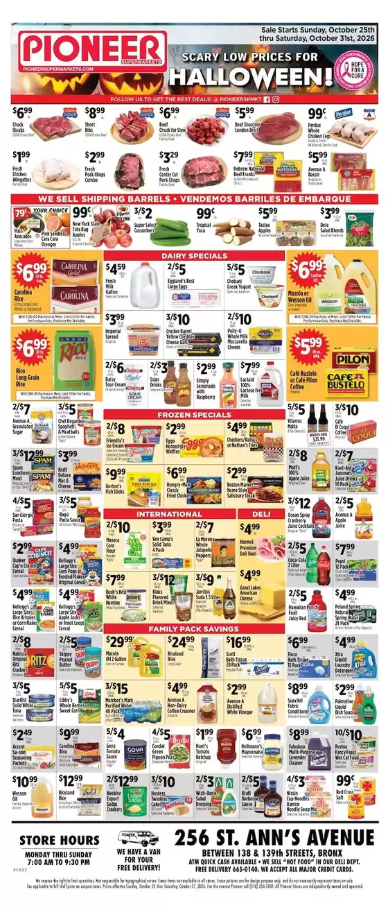 Pioneer Supermarkets catalogue | Our best deals for you | 2026-10-25T00:00:00.000Z - 2026-10-31T00:00:00.000Z