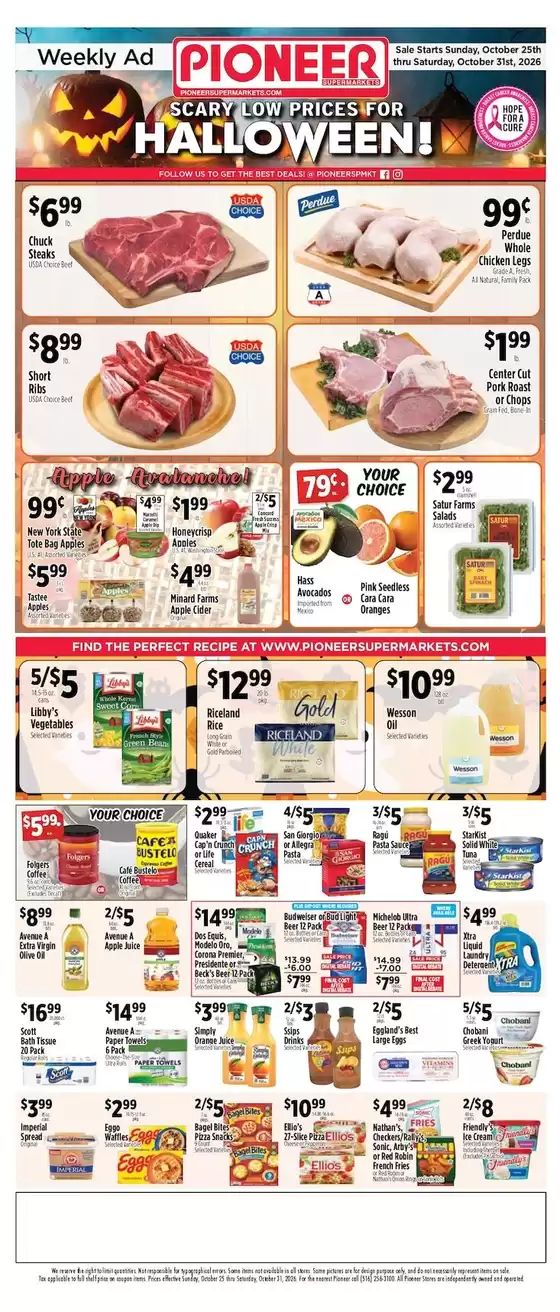 Pioneer Supermarkets catalogue | Top offers for smart savers | 2026-10-25T00:00:00.000Z - 2026-10-31T00:00:00.000Z