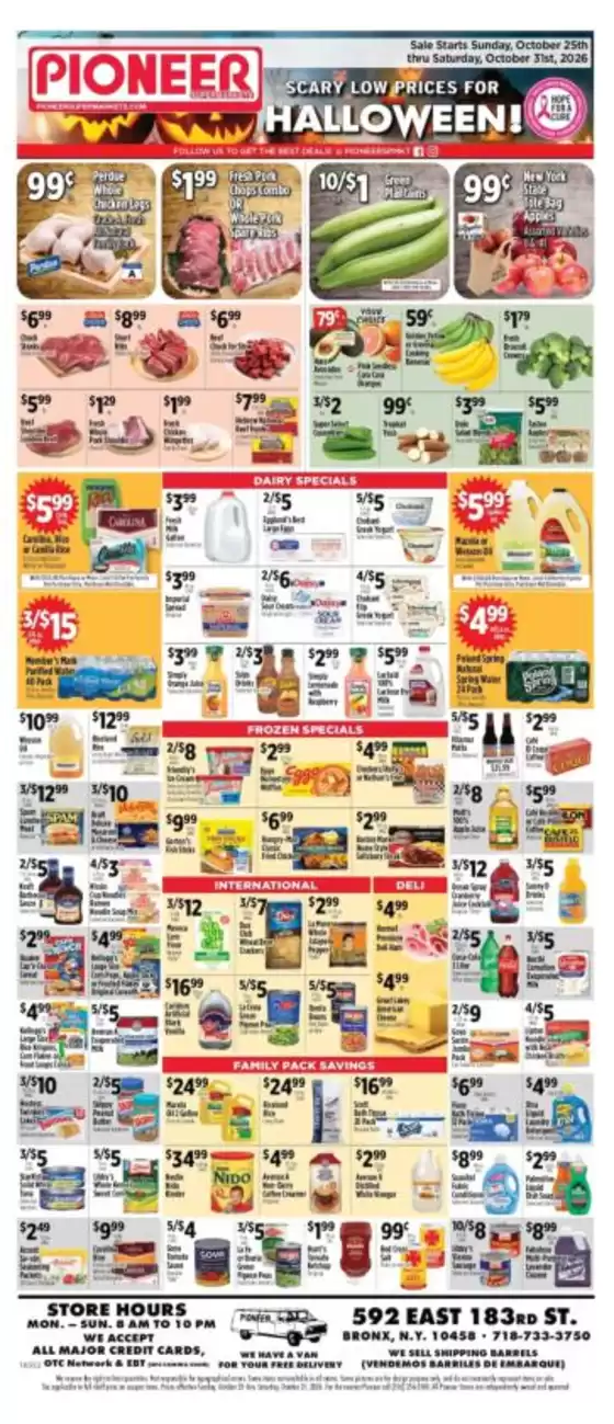 Pioneer Supermarkets catalogue in Pelham NY | Great offer for all customers | 2026-10-25T00:00:00.000Z - 2026-10-31T00:00:00.000Z