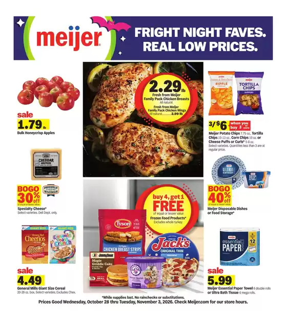 Meijer catalogue | Exclusive deals and bargains | 2026-10-28T00:00:00.000Z - 2026-11-03T00:00:00.000Z