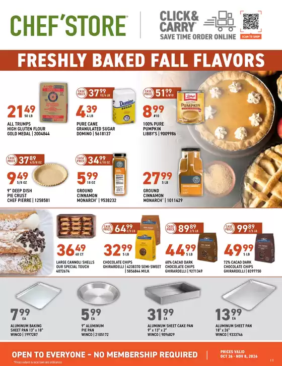 Chef'Store catalogue in Farmville NC | Our best bargains | 2026-10-26T00:00:00.000Z - 2026-11-08T00:00:00.000Z