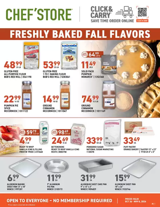 Chef'Store catalogue in Silverdale WA | Top deals and discounts | 2026-10-26T00:00:00.000Z - 2026-11-08T00:00:00.000Z