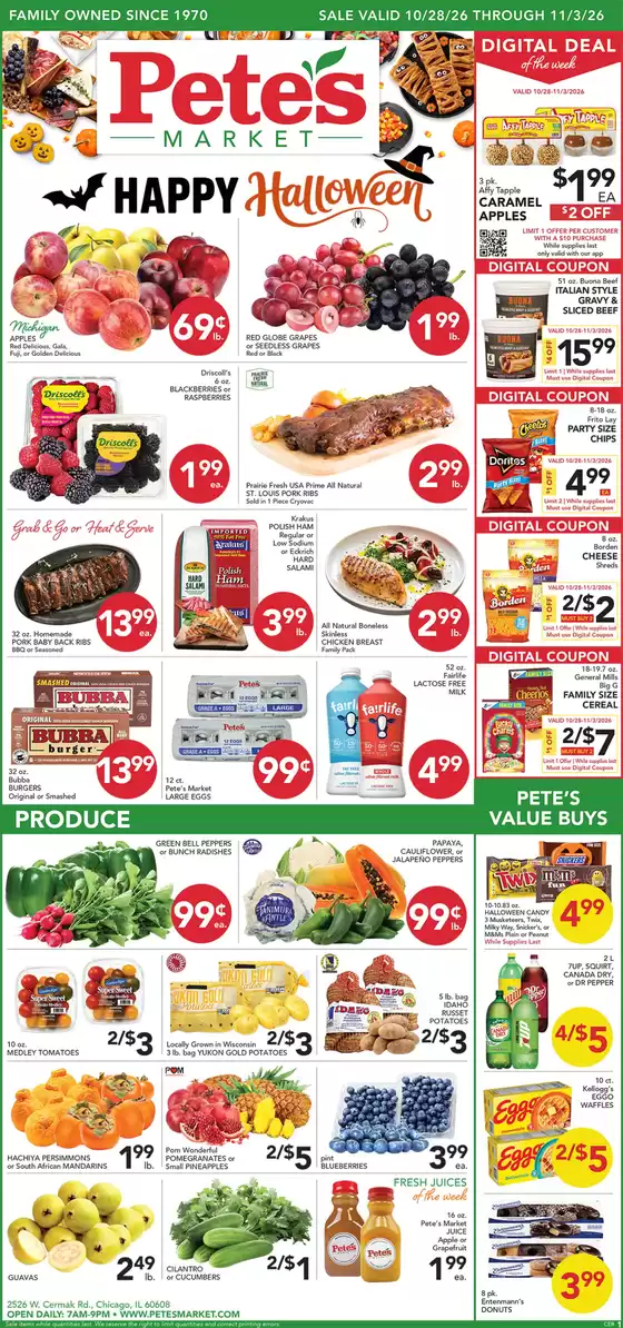 Pete's Fresh Market catalogue in Maywood IL | Our best offers for you | 2026-10-28T00:00:00.000Z - 2026-11-03T00:00:00.000Z