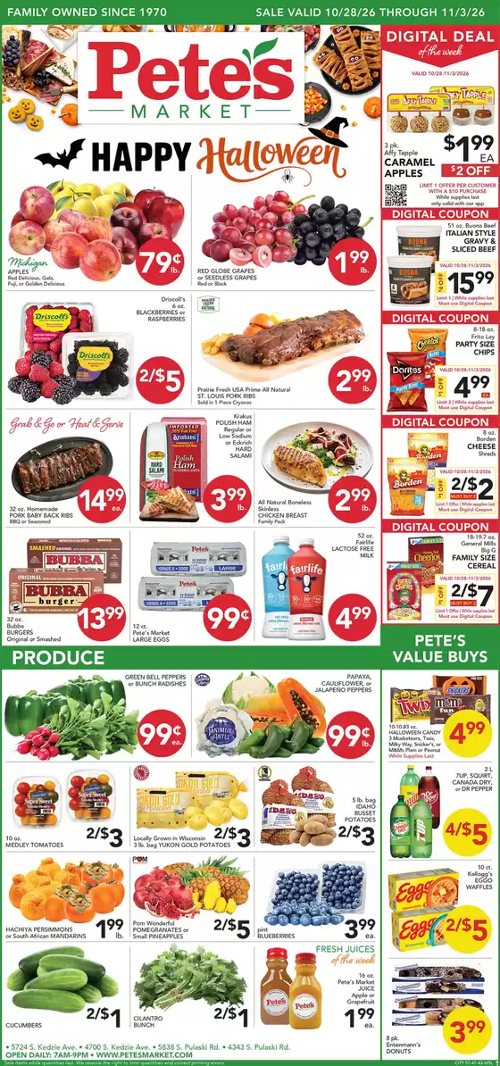 Pete's Fresh Market catalogue in Maywood IL | Our best bargains | 2026-10-28T00:00:00.000Z - 2026-11-03T00:00:00.000Z