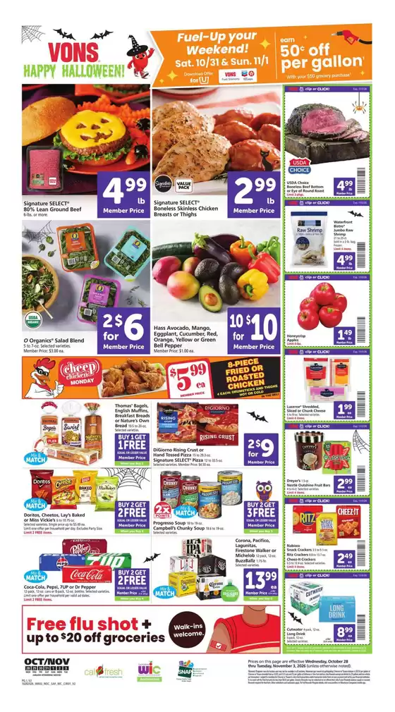 Vons catalogue | Weekly Ad - Norcal | 2026-10-28T00:00:00.000Z - 2026-11-03T00:00:00.000Z