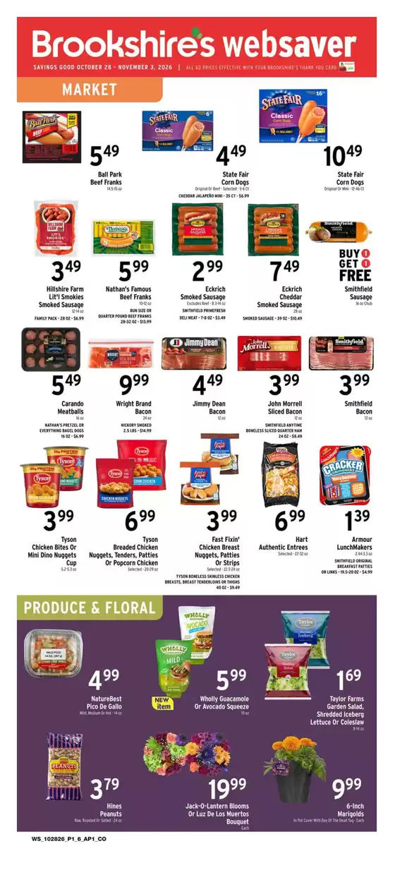 Brookshire's catalogue in Mansfield TX | Save now with our deals | 2026-10-28T00:00:00.000Z - 2026-11-03T00:00:00.000Z