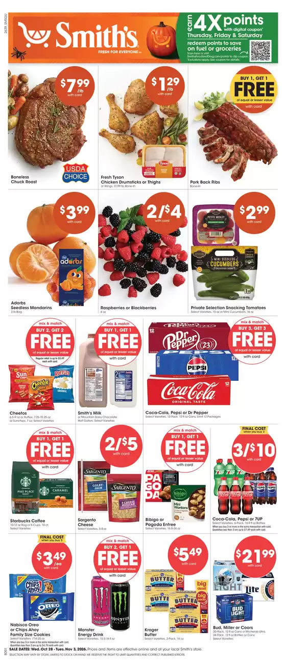 Smith's catalogue in Salt Lake City UT | Attractive special offers for everyone | 2026-10-28T00:00:00.000Z - 2026-11-03T00:00:00.000Z