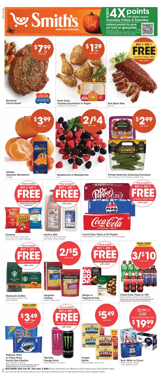 Smith's catalogue | Current bargains and offers | 2026-10-28T00:00:00.000Z - 2026-11-03T00:00:00.000Z