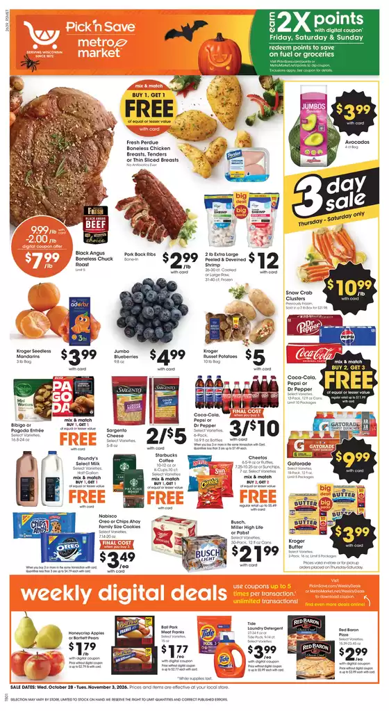 Pick'n Save catalogue | Weekly Ad | 2026-10-28T00:00:00.000Z - 2026-11-03T00:00:00.000Z