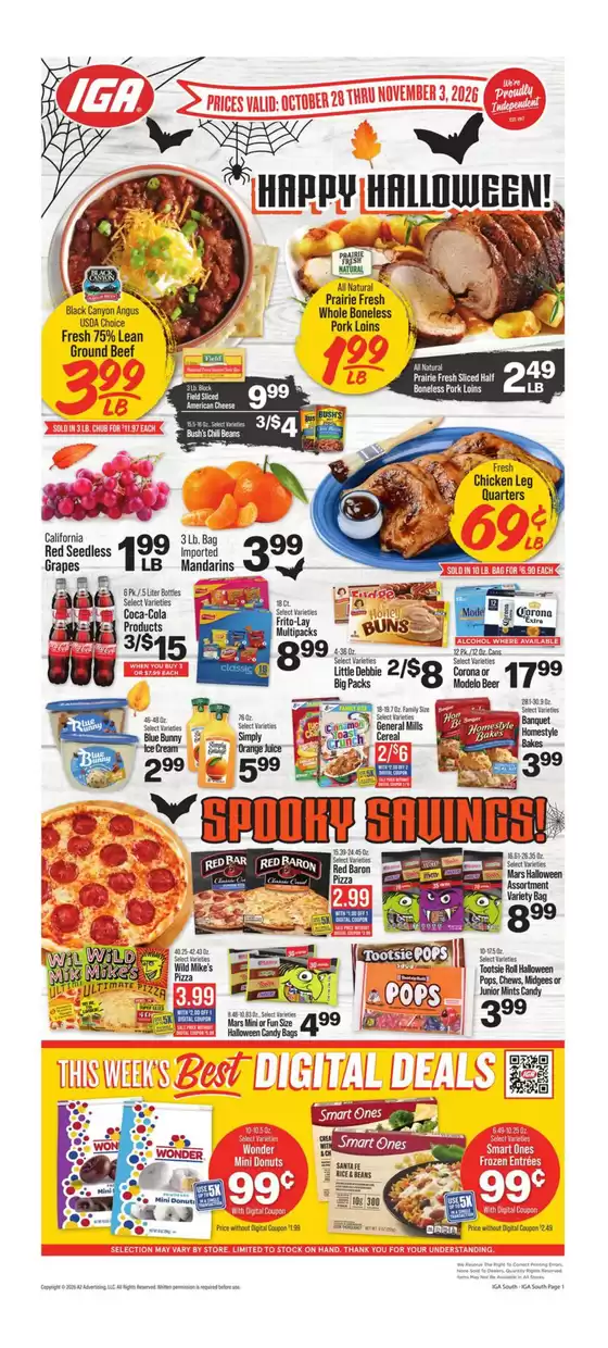 IGA catalogue | Weekly Flyer (promoted) | 2026-10-28T00:00:00.000Z - 2026-11-03T00:00:00.000Z