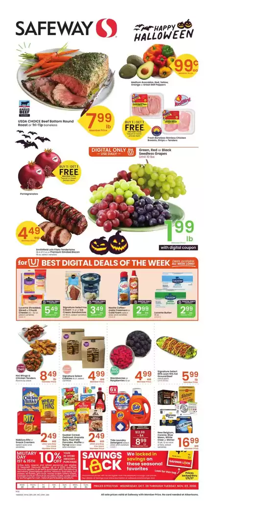 Safeway catalogue | Our best deals for you | 2026-10-28T00:00:00.000Z - 2026-11-03T00:00:00.000Z