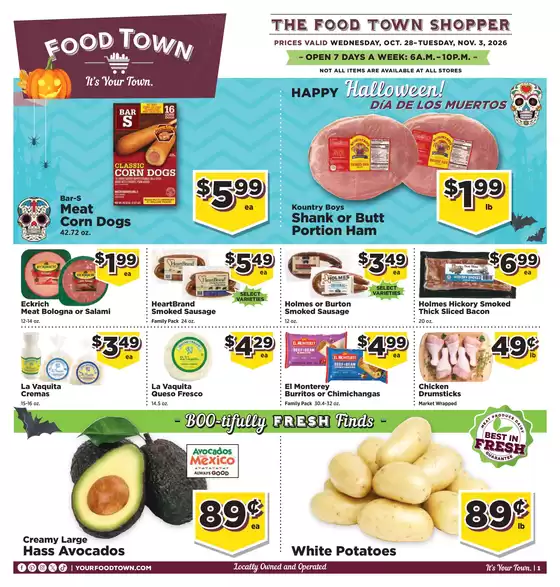 Food Town catalogue in Stafford TX | FoodTownInStoreAd | 2026-10-28T00:00:00.000Z - 2026-11-11T00:00:00.000Z