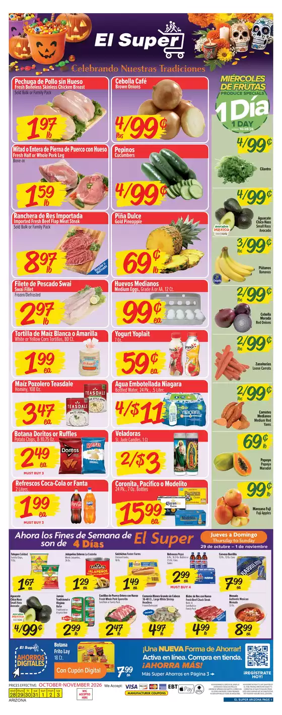 El Super catalogue | Our best offers for you | 2026-10-28T00:00:00.000Z - 2026-11-03T00:00:00.000Z