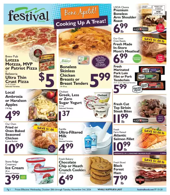 Festival Foods catalogue | Festival Foods weekly ad | 2026-10-28T00:00:00.000Z - 2026-11-03T00:00:00.000Z