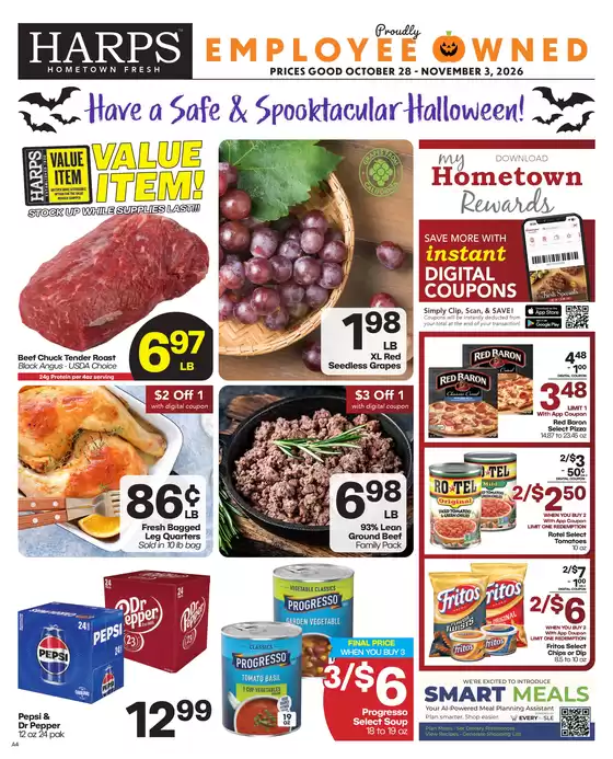 Harp's Market catalogue | Current deals and offers | 2026-10-28T00:00:00.000Z - 2026-11-03T00:00:00.000Z