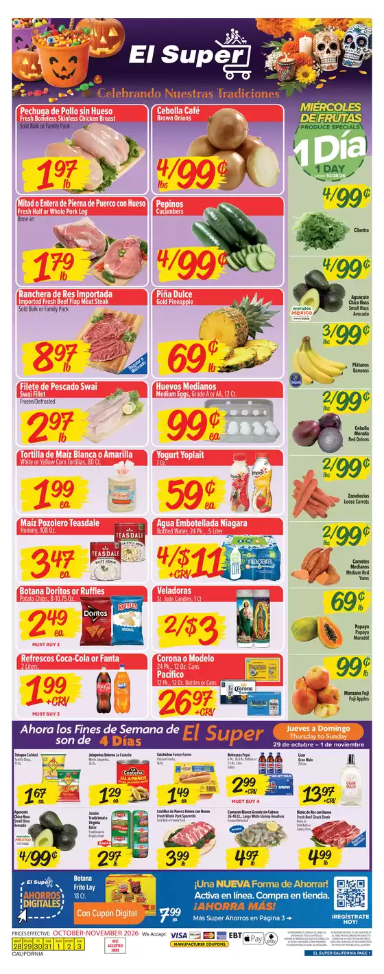 El Super catalogue | Top offers for all bargain hunters | 2026-10-28T00:00:00.000Z - 2026-11-03T00:00:00.000Z