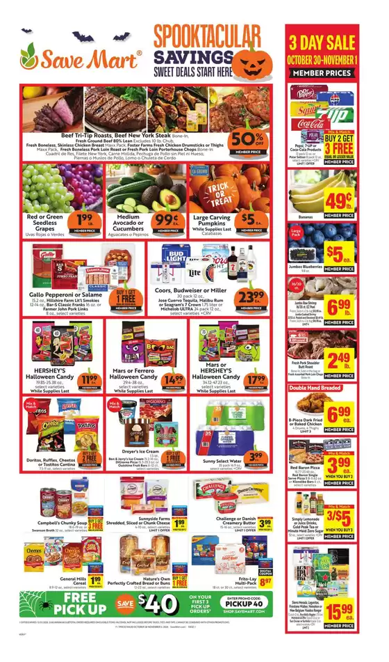 Save Mart catalogue in Sacramento CA | Weekly | 2026-10-28T00:00:00.000Z - 2026-11-03T00:00:00.000Z