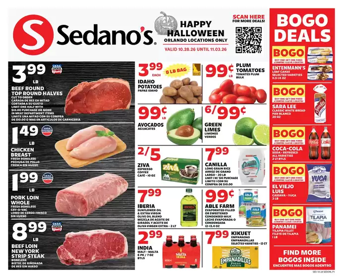 Sedano's catalogue | Our best deals for you | 2026-10-28T00:00:00.000Z - 2026-11-03T00:00:00.000Z