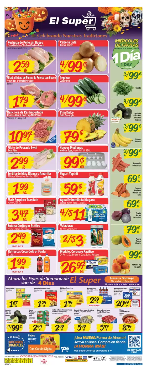 El Super catalogue | Top deals for all customers | 2026-10-28T00:00:00.000Z - 2026-11-03T00:00:00.000Z