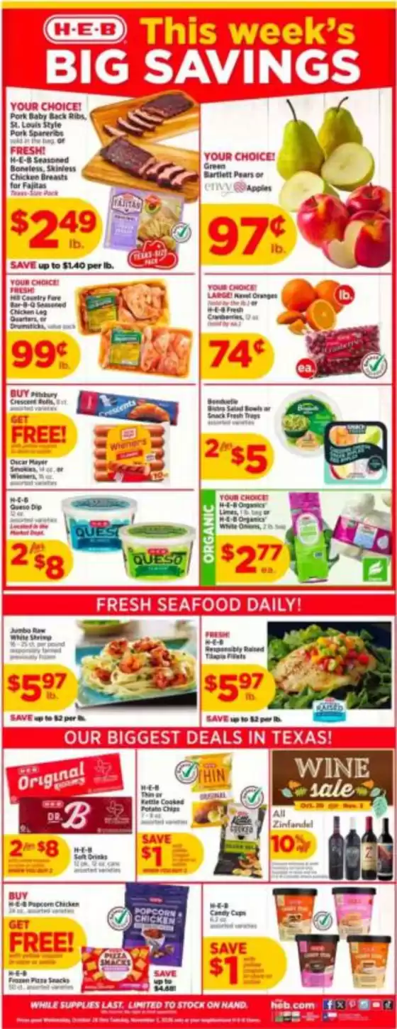 H-E-B catalogue | Weekly Ads H-E-B | 2026-10-28T00:00:00.000Z - 2026-11-03T00:00:00.000Z