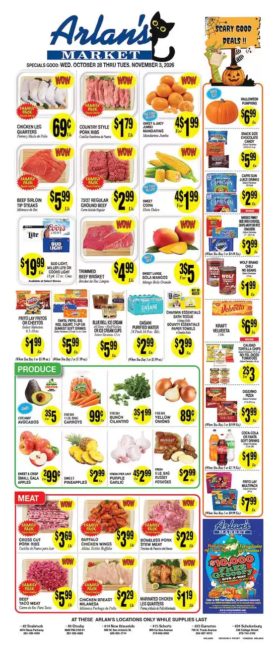Arlan's Market catalogue | Arlan's Market weekly ad | 2026-10-28T00:00:00.000Z - 2026-11-03T00:00:00.000Z