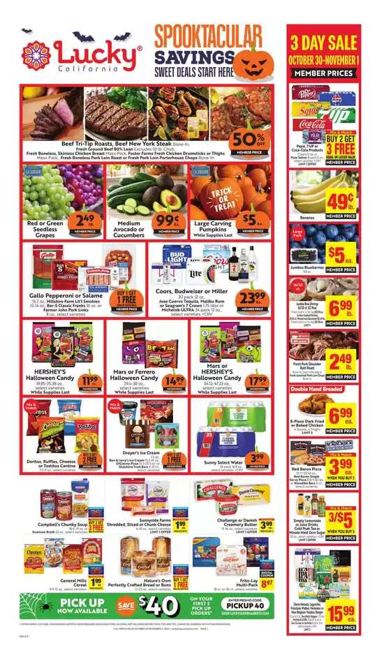 Lucky Supermarkets catalogue in Fremont CA | Weekly | 2026-10-28T00:00:00.000Z - 2026-11-03T00:00:00.000Z