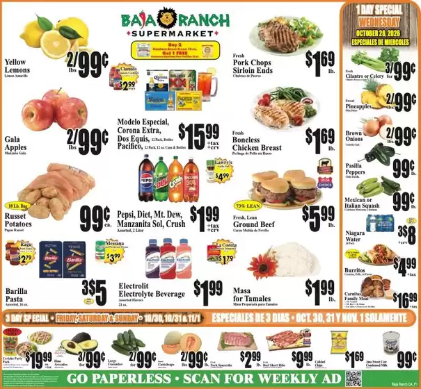 Baja Ranch catalogue in Pasadena CA | Baja Ranch weekly ad | 2026-10-28T00:00:00.000Z - 2026-11-03T00:00:00.000Z