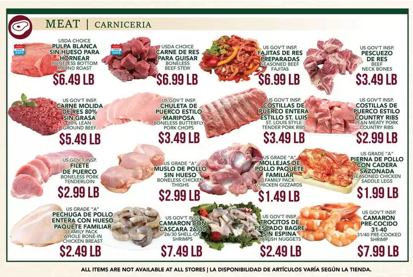 Carnicerias Jimenez catalogue in Norridge IL | Our best offers for you | 2026-10-28T00:00:00.000Z - 2026-11-11T00:00:00.000Z